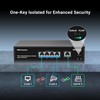 4 Port Gigabit PoE Switch Unmanaged with 4 Port IEEE802.3af/at
