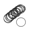 sourcing map Pack of 25 Valve Seal Nitrile Rubber O-Ring