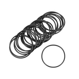 sourcing map Pack of 25 Valve Seal Nitrile Rubber O-Ring Metric Sealing Ring 36 mm Outer Diameter 33 mm Inner Diameter 1.5 mm Wide