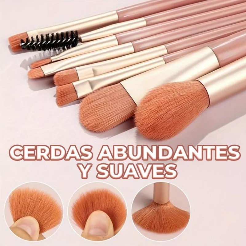 EGTMA Kit De 8 Brochas De Maquillaje Profesionales Para Cosméticos
