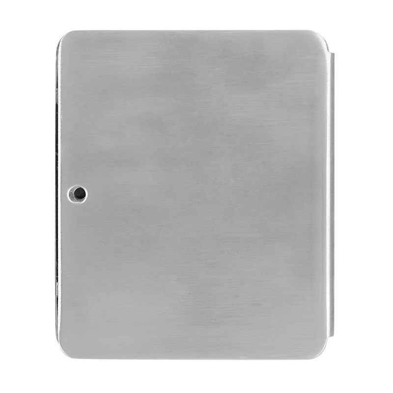 Square Single Glass Door Lock Latch Stainless Iron Office Security