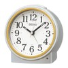 Seiko Clock KR518S Alarm Clock, Automatic Lighting, Analog, Visible at