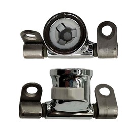 AI0002100R Toilet Seat Hinges Compatible with Roca Giralda DAMA Senso Removable Toilet Seat Hinges Set Easy Release - Chrome
