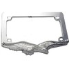 United Pacific 50071 Motorcycle Chrome Flying Eagle License Plate Frame