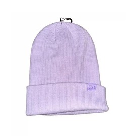 CALIA NEW Calia Ribbed Knit Womens Beanie Lavender One Size F298