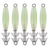 ConSkyee Luminous Squid Jig Hooks, Fluorescent Cuttlefish Octopus Lures Bait