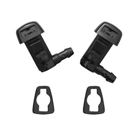 8E5Z-17603-A Premium Wiper Washer Nozzles Fit for 2008-2012 Ford Fusion | 2008-2012 Mercury Milan | 2008-2012 Lincoln MKZ | Windshield Washer Fluid Jet Nozzle | Easy to Install | 2 Pack, 8E5Z17603A