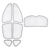 T TGBROS Car Window Shades for Chrysler Pacifica 2017-2025 Windshield