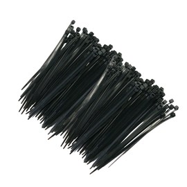 HPWFHPLF Cable Ties, 1000 PCS Electrical Cable Ties, 4 Inch Self-Locking Nylon Cable Zip Ties, Heavy Duty Cable Management Ties for Home Office (Black)