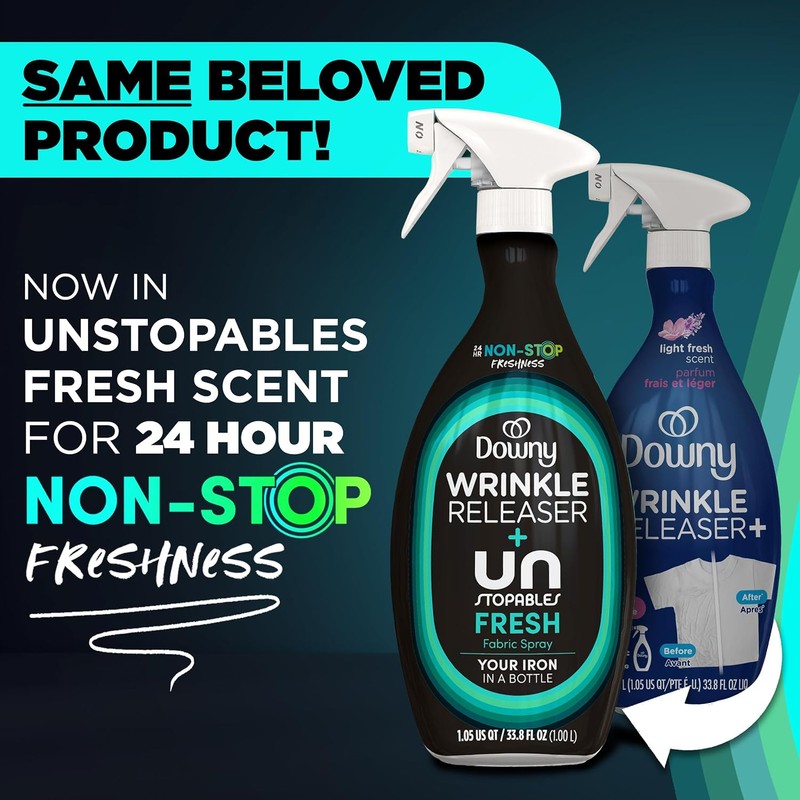 Downy Wrinkle Releaser Spray, All In One Wrinkle Release Spray,