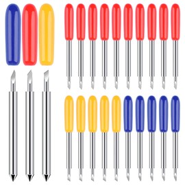 20 PCS Replacement Cutting Blades, Fine Point Blade Compatible with Explore Air 2/Air 3/Maker/Maker 3, 10 PCS Standard Blades, 5 PCS Deep Cutting Blades and 5 PCS Fine Point Blades