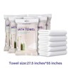 Unifree Disposable Bath Towels, 27.5" x 55", Thick & Superabsorbent,