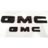 Auto OVERLAY Front & Rear Gloss Black Emblem Overlay Fit