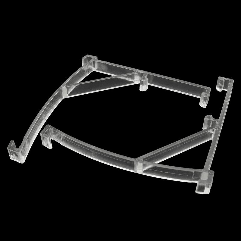 AXLIZER 6PCS Plastic Vertical Blind Curtain Clip Bracket Valance Clips