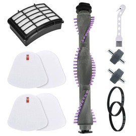 Erinice Filter Brush Roller Kit for Shark Navigator Lift Away Vacuum NV350 NV351 NV352 NV355 NV356 NV356E NV357 NV358 NV360 UV440 Replacement Parts, 1 HEPA Filter + 2 Foam & Felt Filter + Brush Roller