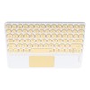 Bluetooth Keyboard Touchpad Round Keycap with Ergonomic Design Stable Connection