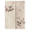 MYRU Japanese Noren Doorway Curtain Tapestry (Brown Bird,33.5 Inches x