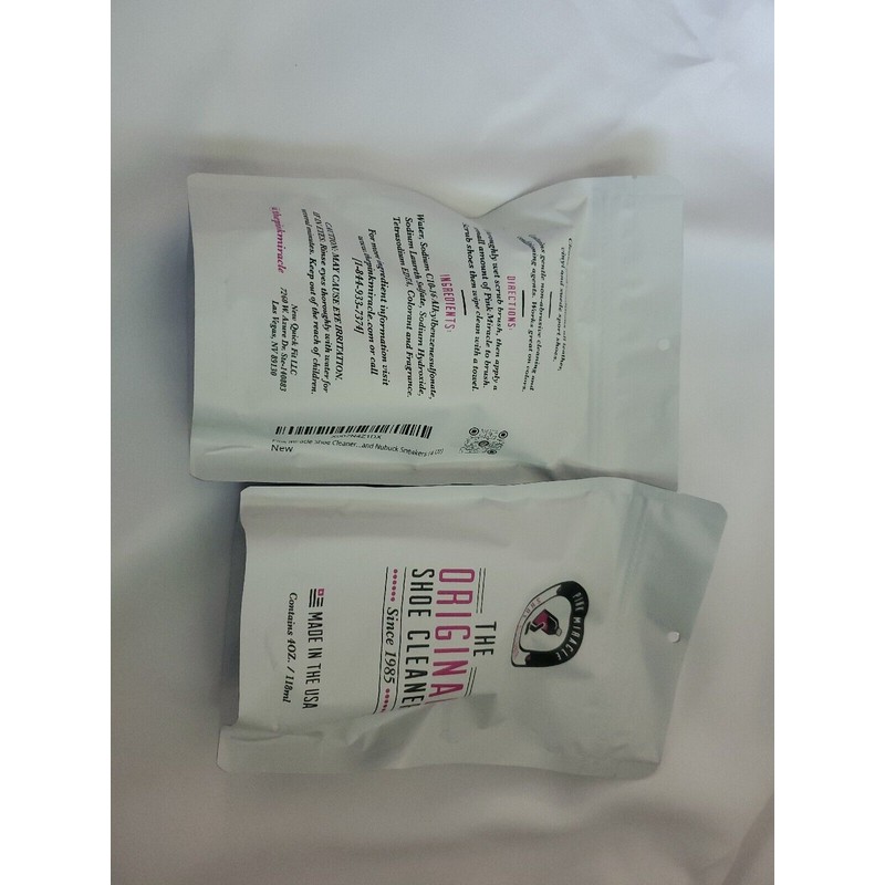 Pink Miracle 2x Pink Miracle Shoe Cleaner Kit w/ Bottle