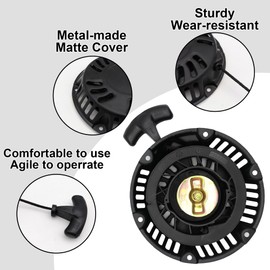Strongthium Pull Start Recoil Starter Assembly for Predator Rato 212cc 196cc 6.5HP 7HP Go Kart Mini Bike Generators Hemi