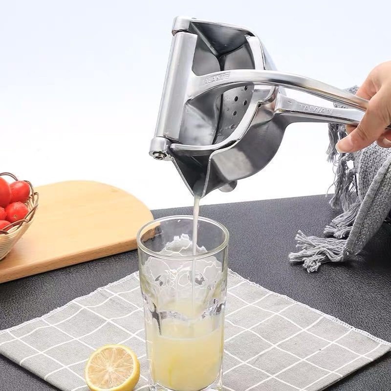 AIMALL Stainless Steel Manual Juicer, Multi-Function Fruit and Nut Squeezer,
