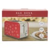 Rae Dunn Red Snowflake 2-Slice Toaster -New In Box