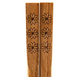 Yaksell Wooden Chopsticks 11.8 inches (30 cm) (Retro Margaret)