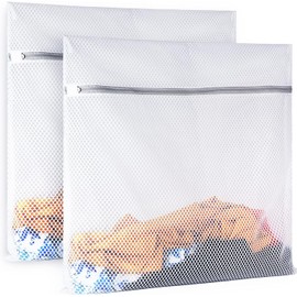 2 Pack Mesh Laundry Bag-2 XXL Oversize Delicates Laundry Bag-Extra Large Laundry Wash Bag with New Honeycomb Mesh-Big Clothes,Bed Sheet,Bedcover,Household,Stuffed Toys,Ligerie Net Bags for Laundry