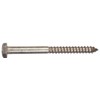 The Hillman Group 3650 1/4 By 2-1/2-Inch Lag Screw Stainless