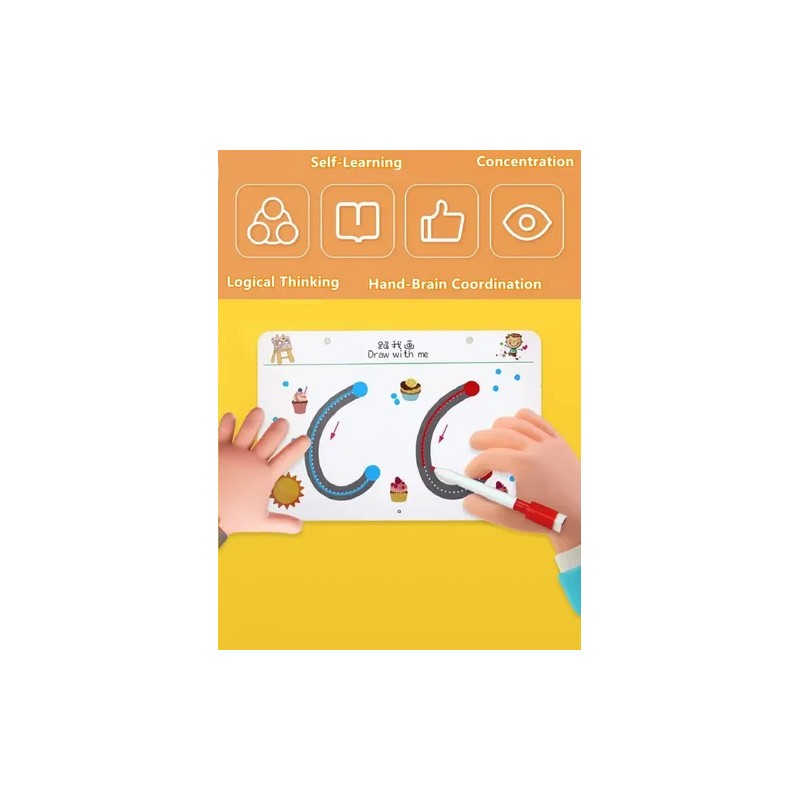 Conjunto De 2 Piezas Para Cuadernos Infantiles Montessori