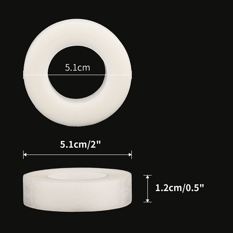 G2PLUS 6 Rolls PE Micropore Medical Tape Roll, 1/2'' x