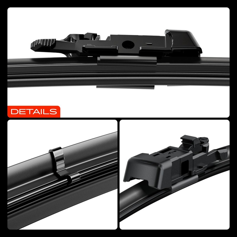 A-Premium 26" + 24" Windshield Wiper Blades Compatible with Buick
