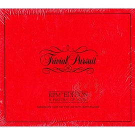 Trivial Pursuit RPM Edition: A History of Music Subsidiary Card Set for Use with Master Game