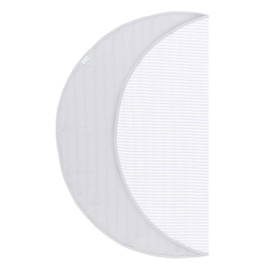 Toddlekind Organic Cotton Reversible Play Mat – 48" Handmade Blanket for Floor Activities, Tummy Time, Nursery Decor, and Family Comfort 0m+ Stone Stripes (Gray)