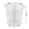 Xowine 50 L Tall Plastic Laundry Hamper Basket, Set of