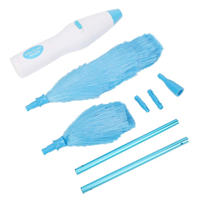 KIMISS Mini Duster Spinning Duster Plastic 180° Bendable Electric Duster