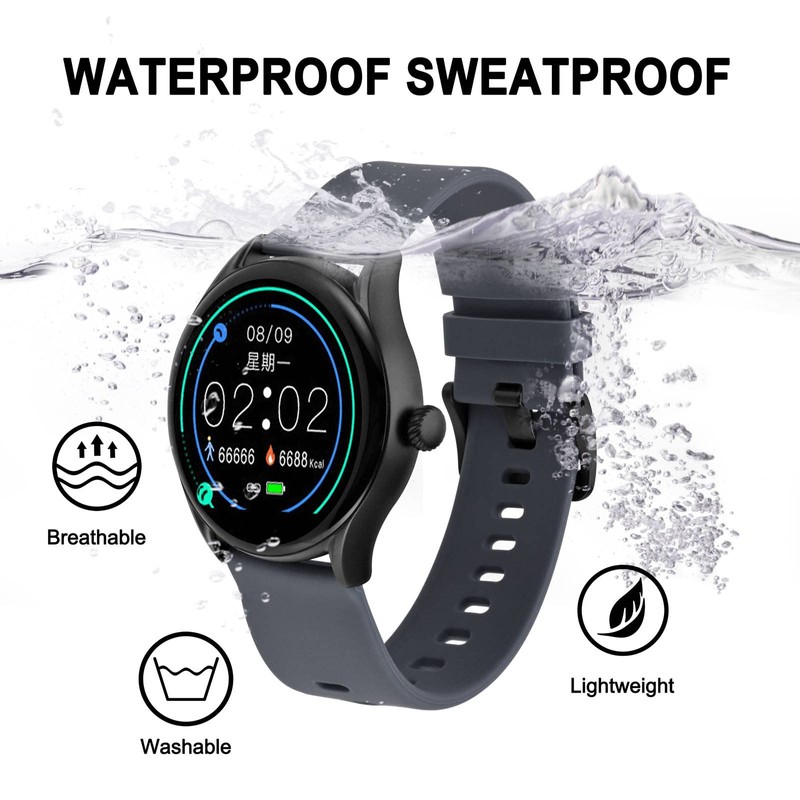 BISONSTRAP Silicone Watch Bands, Slim Watch Straps with Quick Release,