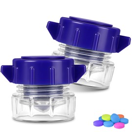 Fefod Tablet mortar (x2 pieces), small pill mortar, tablet mill, tablet crusher for crushing, mortar for medication, tablet crusher powder, pill mill, tablets crushing