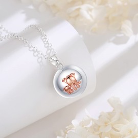 EUDORA Harmony Bola Angel Caller Elephant Wishing Chime Ball Pregnancy Women Necklace Pendant
