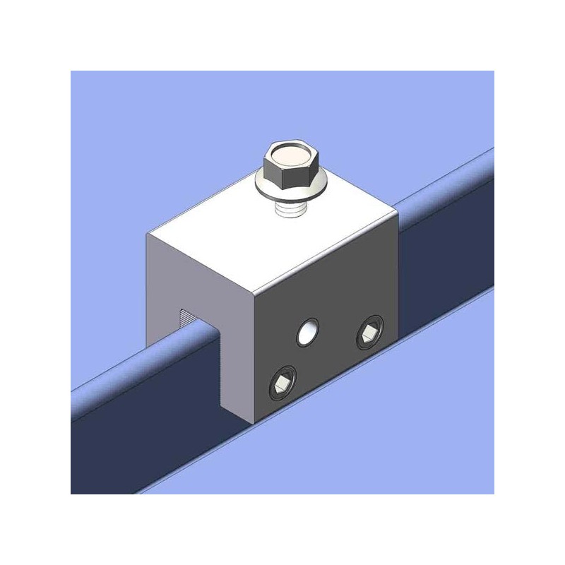 MageClamp Standing Seam Metal Roof Mounting and Racking Bracket Clamp