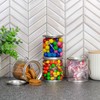 Cornucopia Brands Mini Clear Plastic Paint Cans (6-Pack), Little 3in