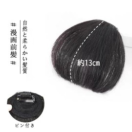 Fuyunohi Bangs Wig, Bangs, Wig, Hairpiece, Partial Wig, Extension, Fluffy, Bangs, Point Wig, Cute, Energetic, Point Wig, Small Face, One Touch Bangs, Costume, Everyday, Supernatural, Cartoon, Black