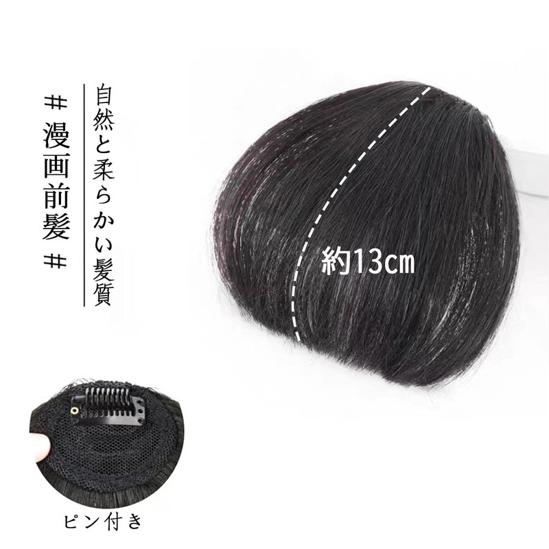 Fuyunohi Bangs Wig, Bangs, Wig, Hairpiece, Partial Wig, Extension, Fluffy,