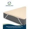 Sensalou Waterproof Mattress Protector 90 x 200 cm Beige –