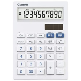 Canon ミニ卓上サイズ LS-101T 10桁 フラットデザイン 電池交換可 抗菌