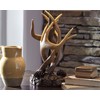 Signature Design by Ashley Derek Rustic Table Lamp with Antler,