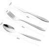 Outdoor Camping Cutlery Set Stainless Steel Tableware for 1-2 Person