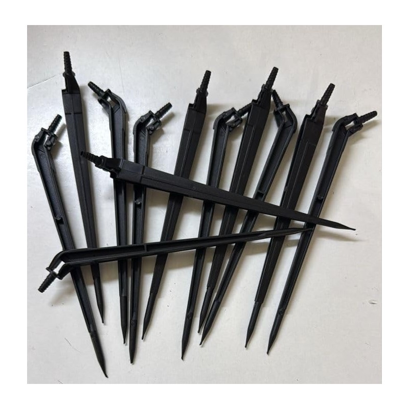 Suinga Pack of 50 Ground Stakes Micro Tube 45 Degree