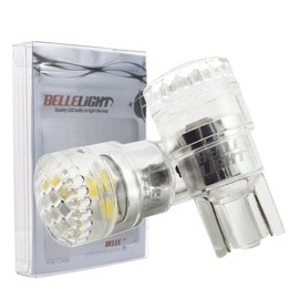 BELLELIGHT T10 LED Bulb, Lemon Yellow, Set of 2, Yellow LX015