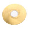 Circular Saw Blade 72 Teeth Ti Plated High Speed Steel