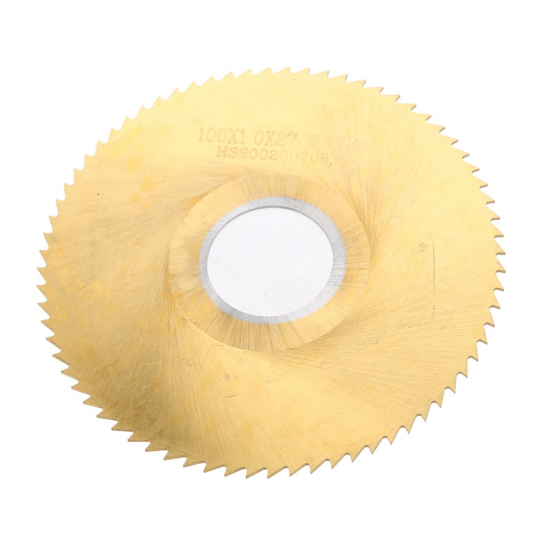 Circular Saw Blade 72 Teeth Ti Plated High Speed Steel